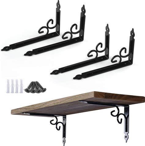 Amazon.ca: 6 Inch Shelf Bracket Black.